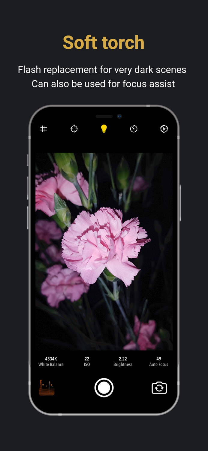 BlackSight Night mode camera