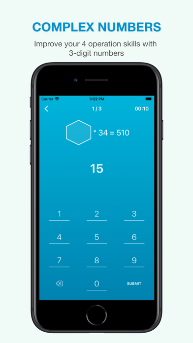 HexaMath - Brain Training Gym screenshot 4