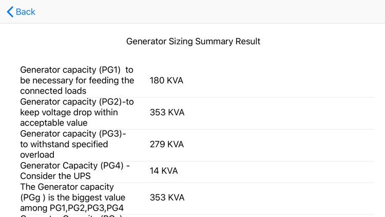 Generator Sizing Calculation screenshot-7