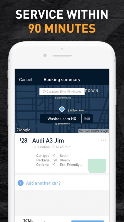 Washos: Mobile Car Wash App