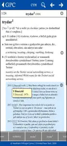 GPC Geiriadur Welsh Dictionary screenshot #9 for iPhone