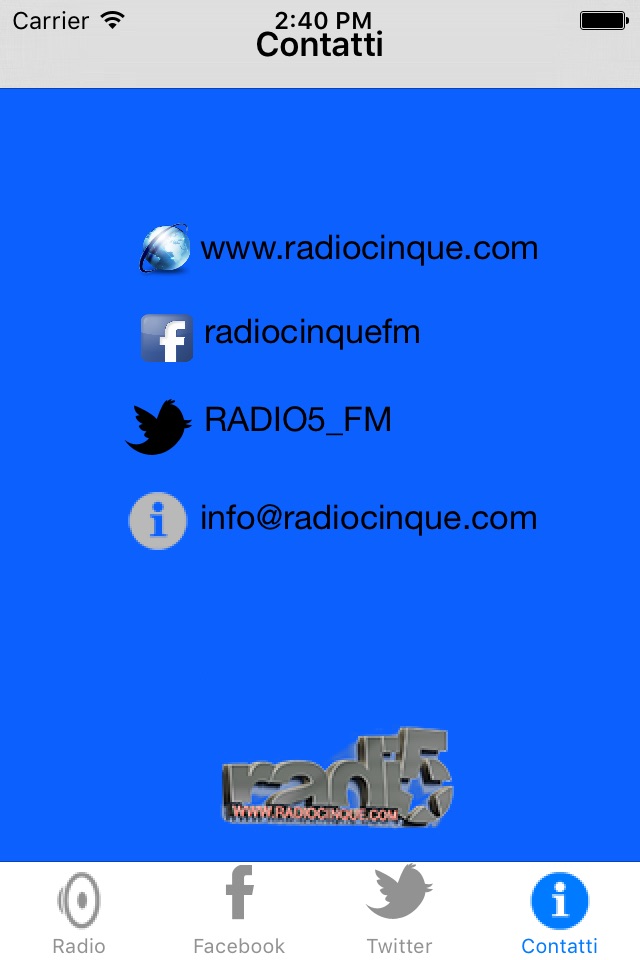 Radio5 screenshot 2