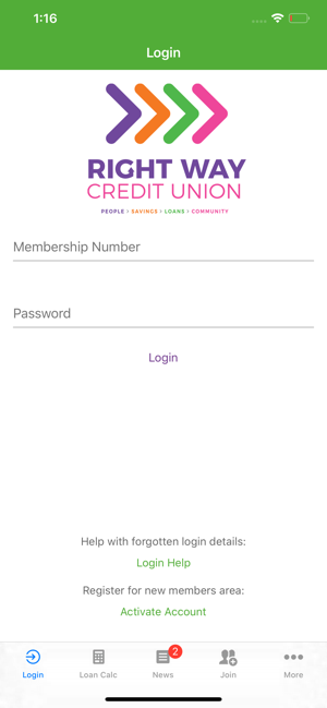 Right Way Credit Union(圖1)-速報App
