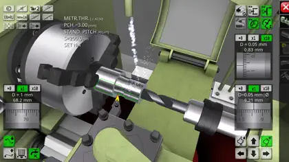 1K62 Lathe Simulator ekran görüntüsü 5 / 6