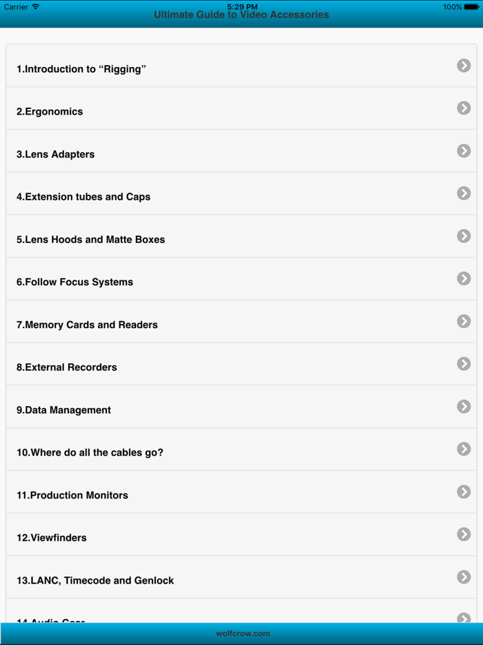 Guide to Video Accessories