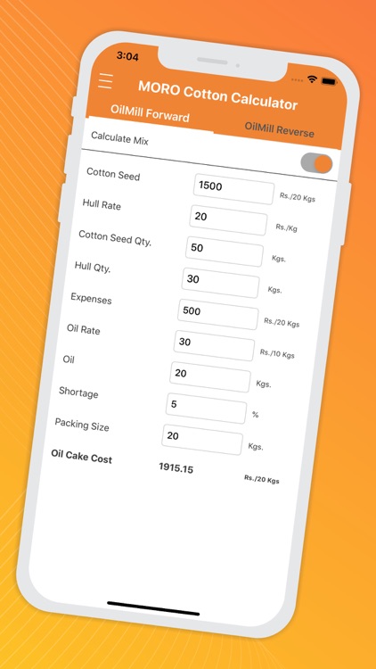 MORO Cotton Calculator screenshot-4