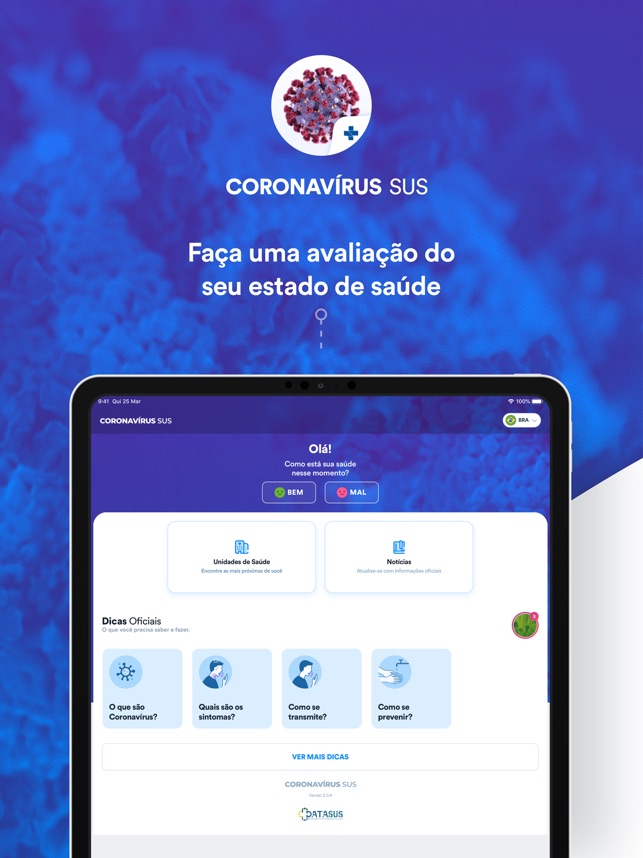Coronavírus - SUS on the App Store