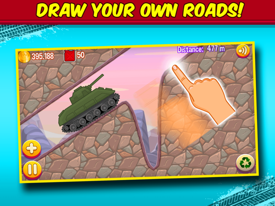 Screenshot #6 pour Road Draw: Climb Your Own Hill