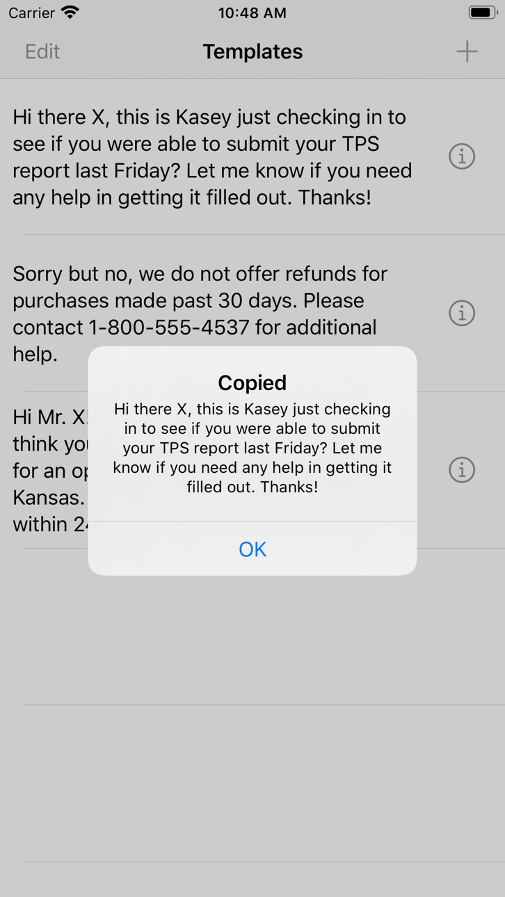 iPhone screenshot