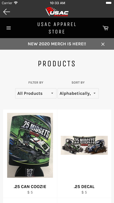 USAC Racing iPhone screenshot 5 - Sports app
