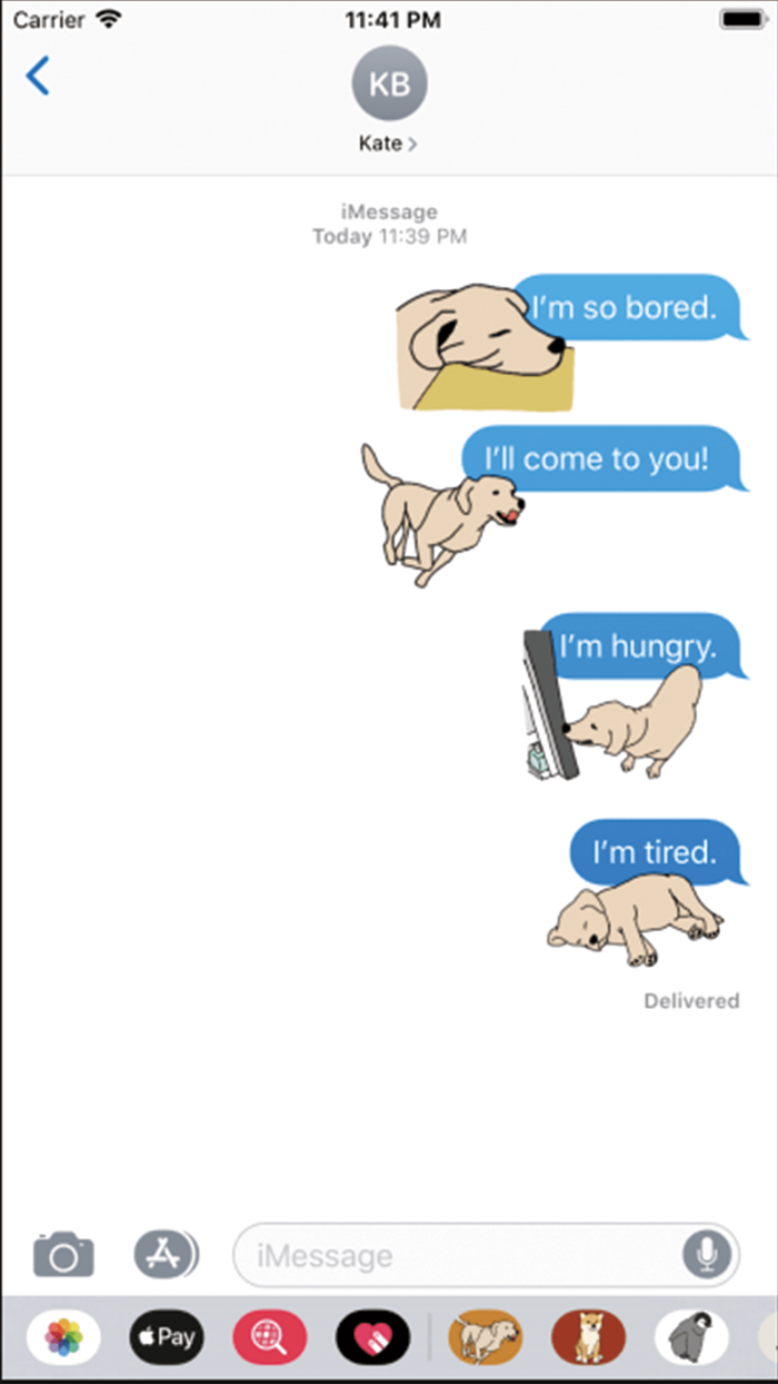 拉布拉多猎犬：贴纸