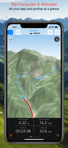 Game screenshot Maps 3D PRO - Hike & Bike apk