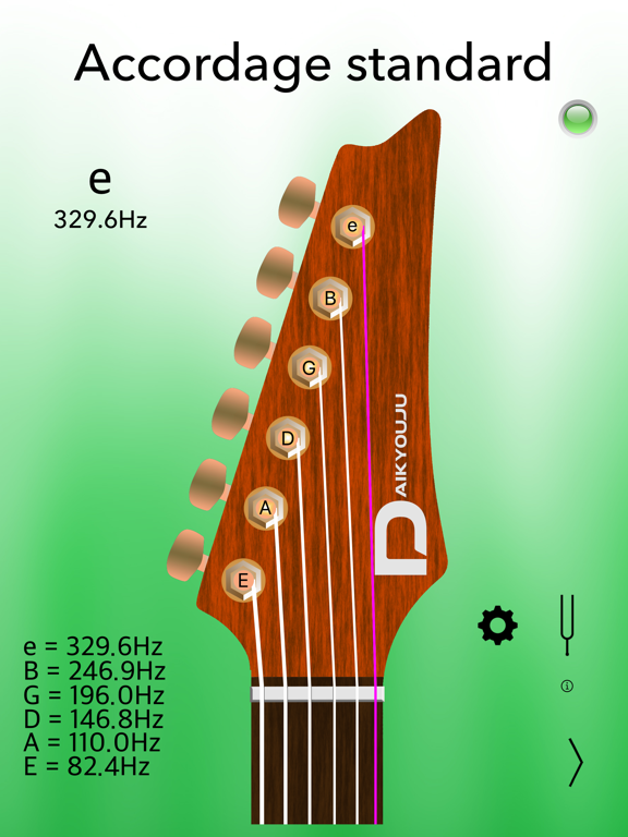 Screenshot #4 pour Accordeur Guitare Électrique P