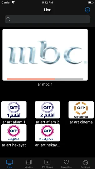 Capture d'écran de IProTV Pour IPtv & M3u sur iPhone 5