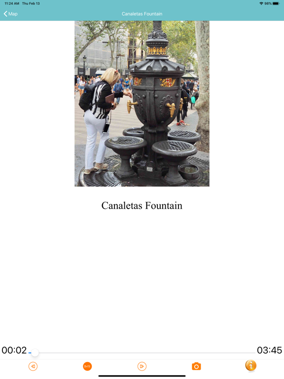 Barcelona Gothic Quarter iPad screenshot 4 - Travel app