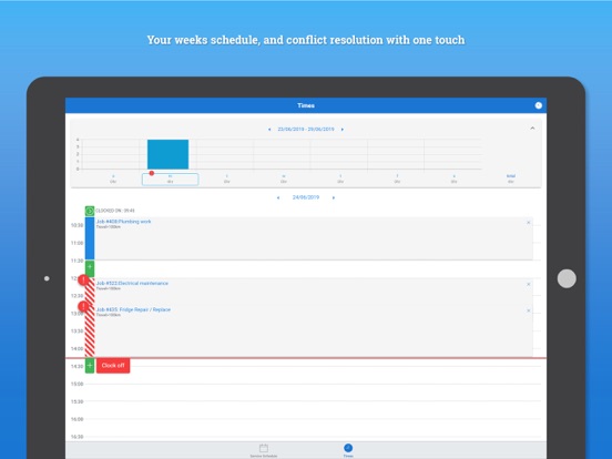 Simpro Mobile iPad screenshot 4 - Business app