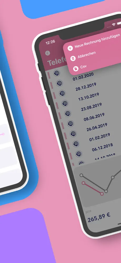 MyHomeBills Ausgaben Verwalten