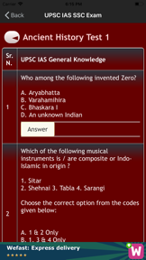 UPSC IAS SSC General Knowledge screenshot