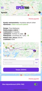 OpenTaxi - Tilaa taksi screenshot #6 for iPhone