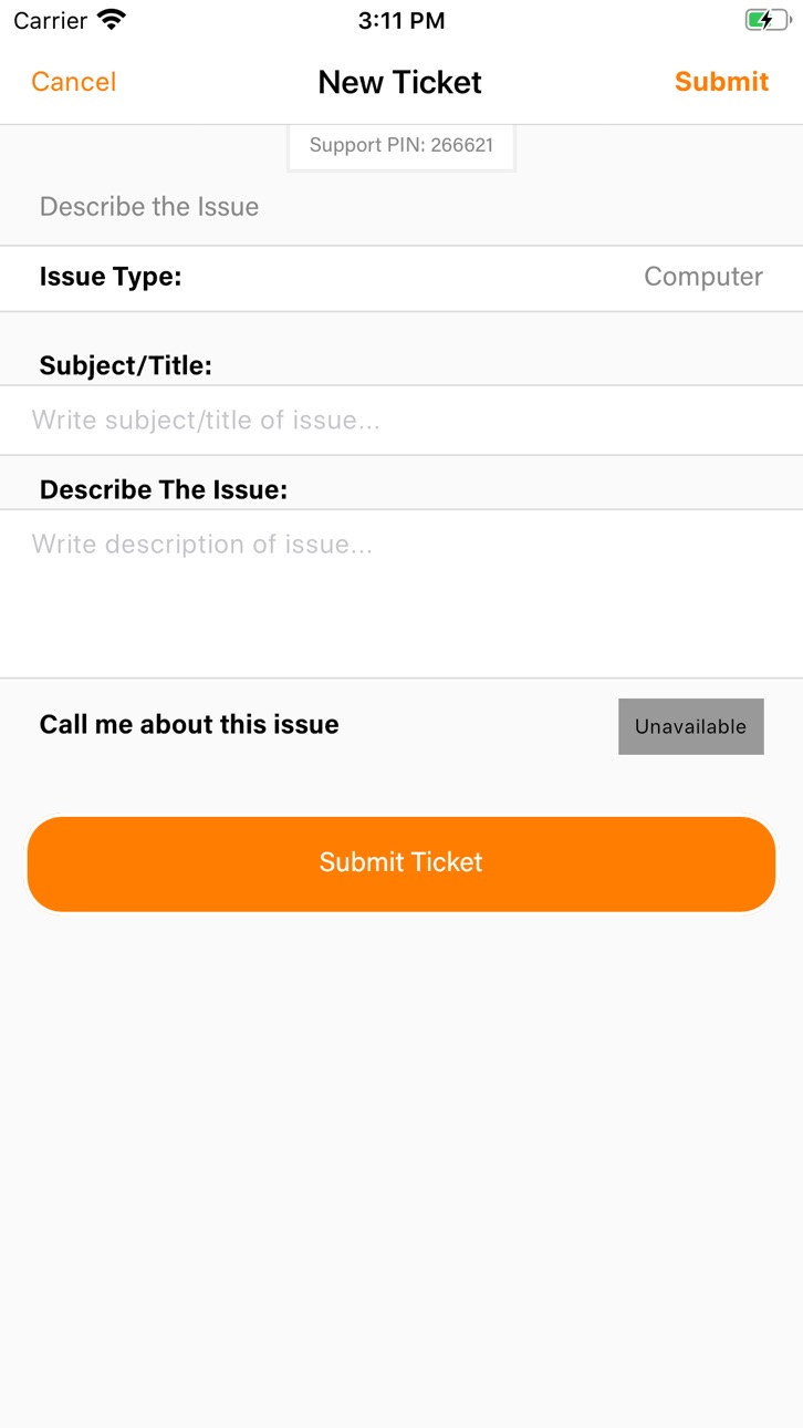 iPhone screenshot