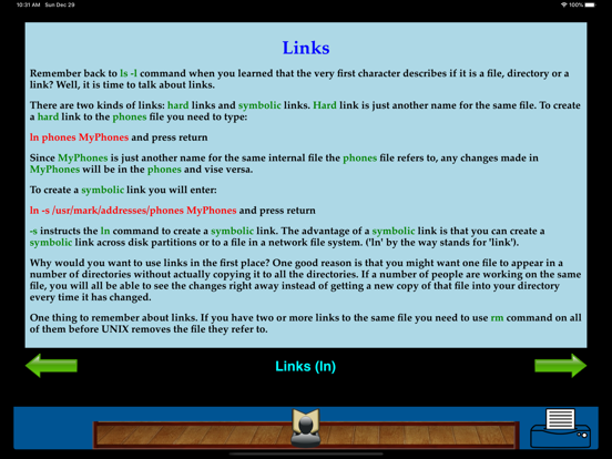 Practical UNIX Linux iPad app afbeelding 9