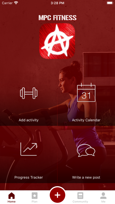 MPc Fitness App Screenshot