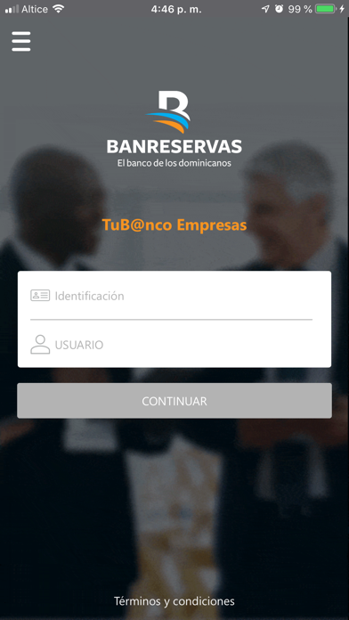 Banreservas Empresas Screenshot
