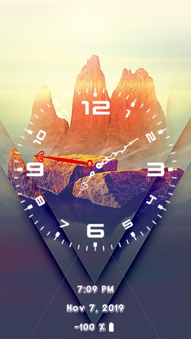 アナログ時計 ウィジェット:デスクトップ時計,ロック画面時間のおすすめ画像8