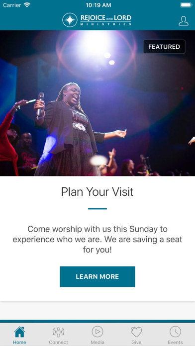 Rejoice Ministries Screenshot