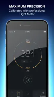 lux light meter pro iphone screenshot 1