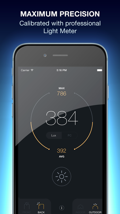 Screenshot #3 for Lux Light Meter Pro