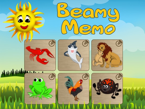 Beamy memo animals kid game
