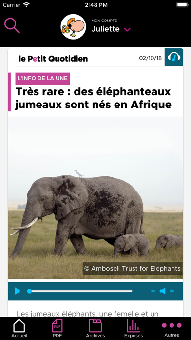 Le Petit Quotidien Screenshot
