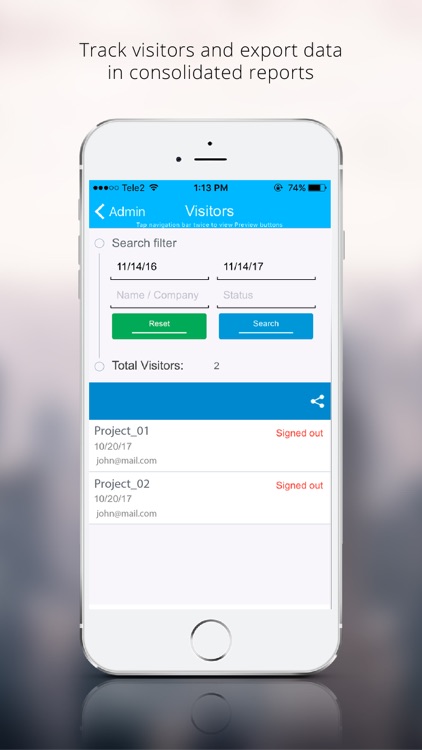 Sign In Guest Book App