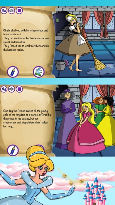 How to cancel & delete Cinderella Fairytale Story from iphone & ipad 4