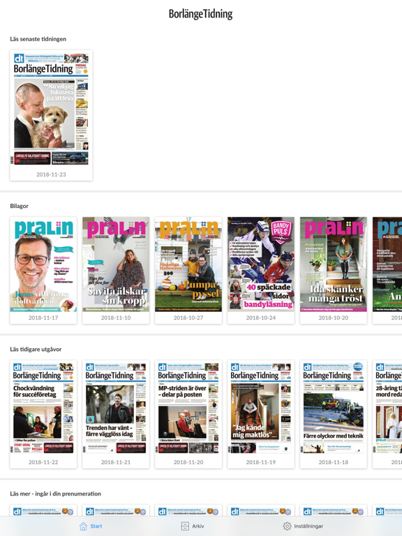 Screenshot #4 pour Borlänge Tidning e-tidning