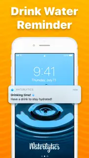 drink water tracker · iphone screenshot 2