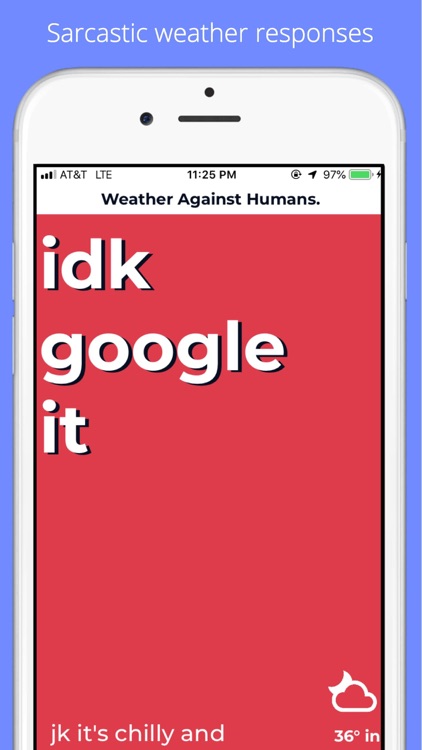 Weather Against Humans.