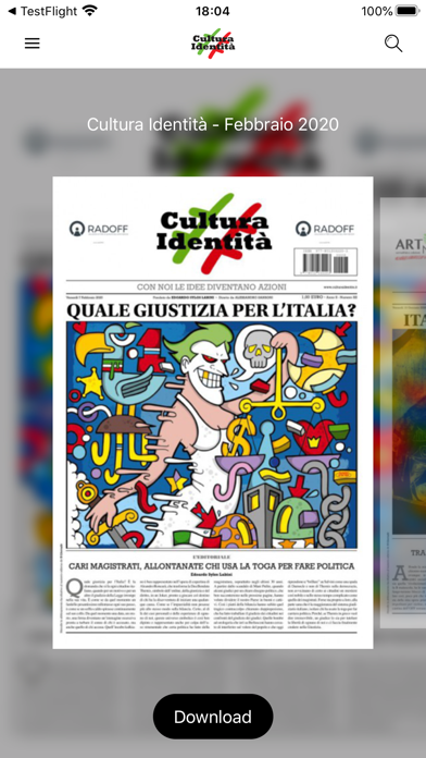 Cultura Identità Magazine Screenshot