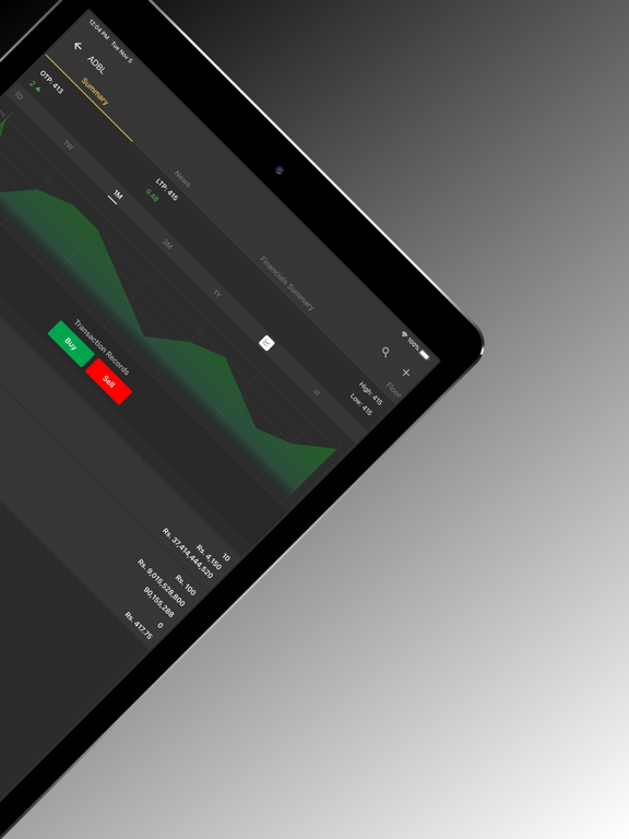Nepali Paisa iPad screenshot 10 - Finance app