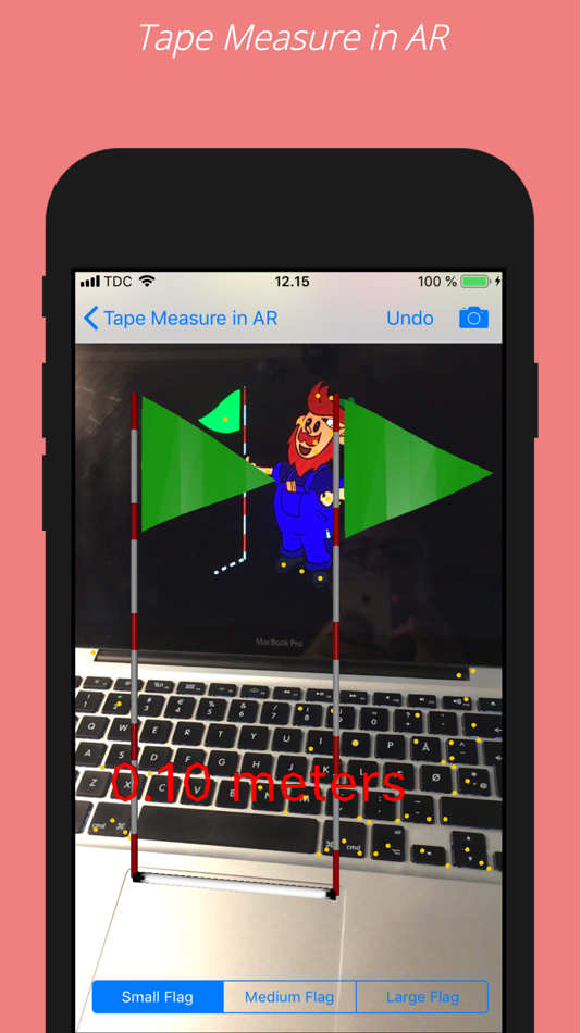 #1. Tape Measure in AR (iOS) 由: Bo Kalvslund