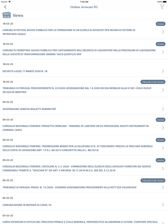 Screenshot #6 pour Ordine Avvocati Perugia