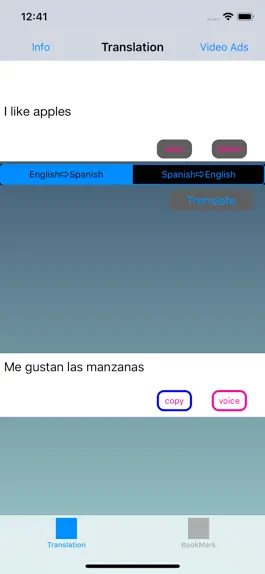 Game screenshot English to Spanish Translator. apk