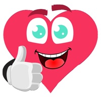 Thumbs Up Heart Stickers logo