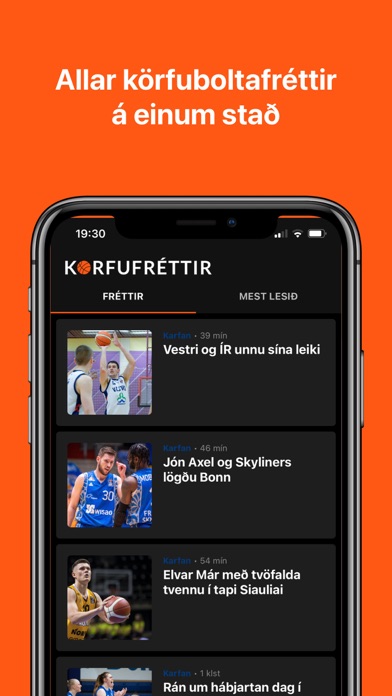 Screenshot #1 pour Körfufréttir