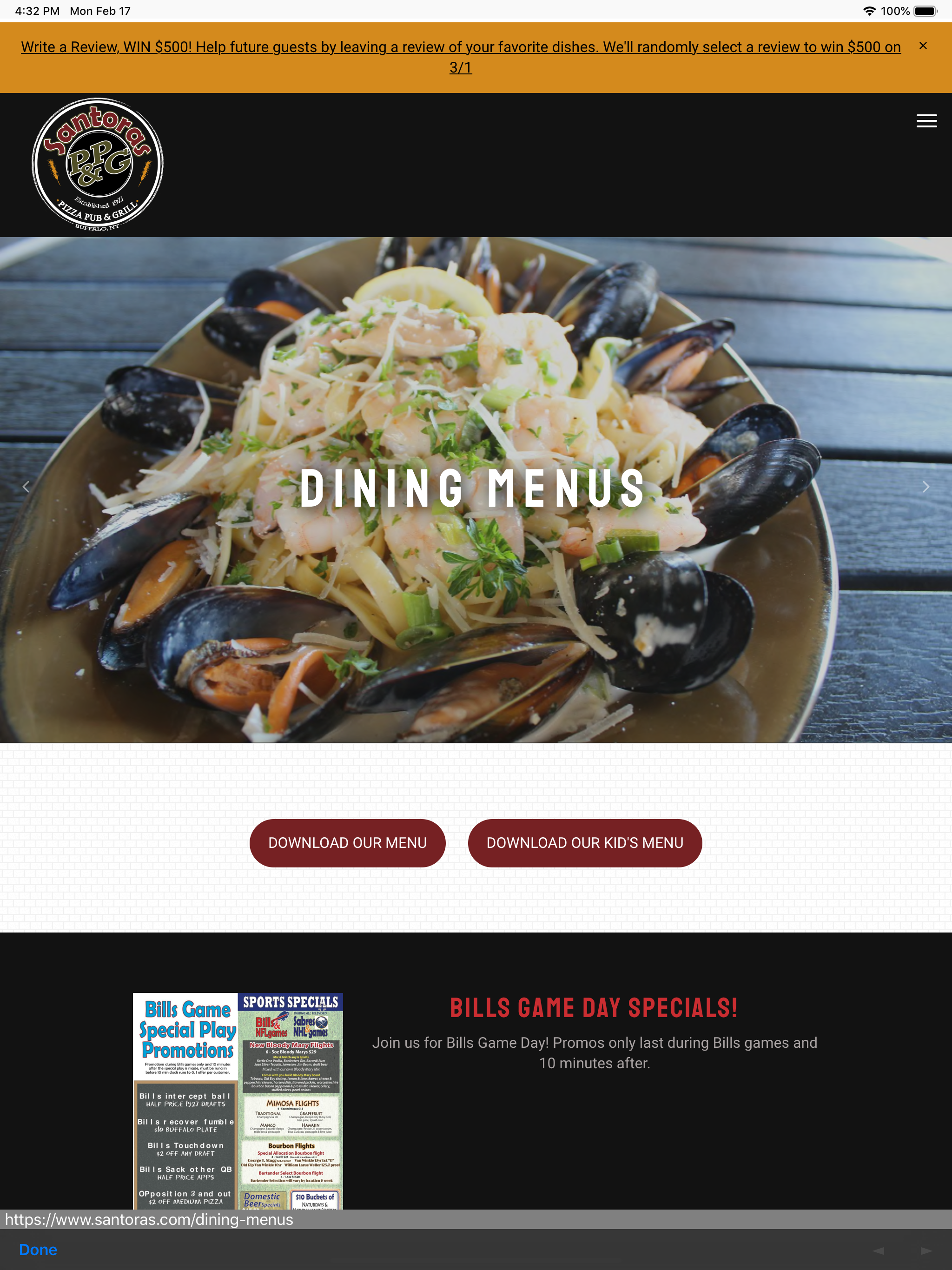 Santora's Pizza Pub & Grill