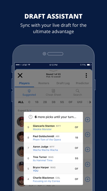 Fantasy Baseball Draft Wizard screenshot-3