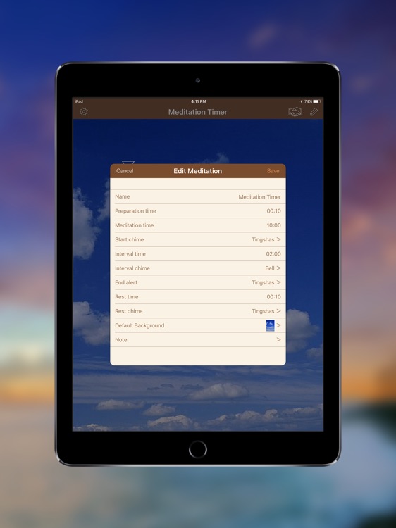 Meditation Timer for iPad