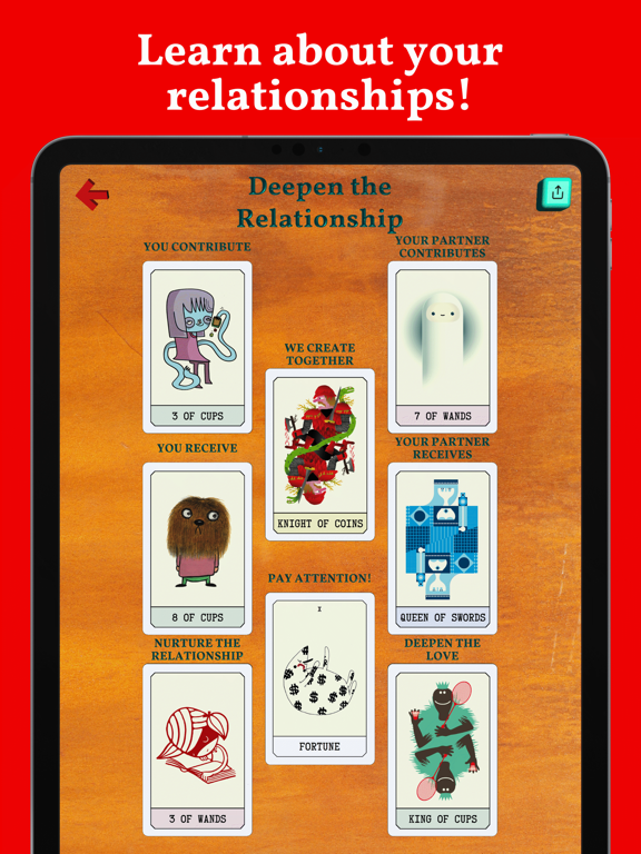 PicTarot iPad screenshot 8 - Lifestyle app