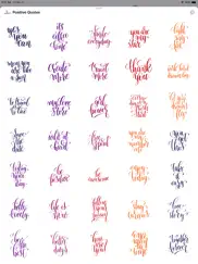 positive quotes stickers айпад изображения 2